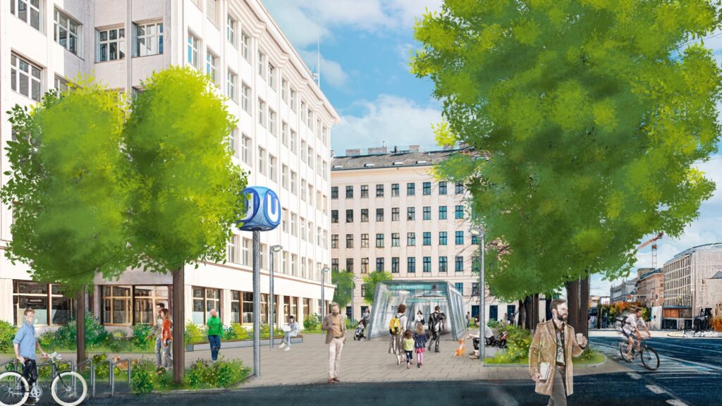 Viedeň ukazuje, ako prežiť leto v meste: Frankhplatz sa mení z betónového parkoviska na klimatickú oázu