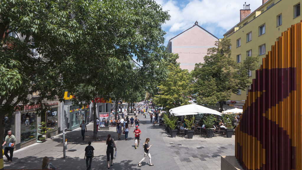Meidlinger Hauptstraße: Kde sa história stretáva s nákupnou horúčkou