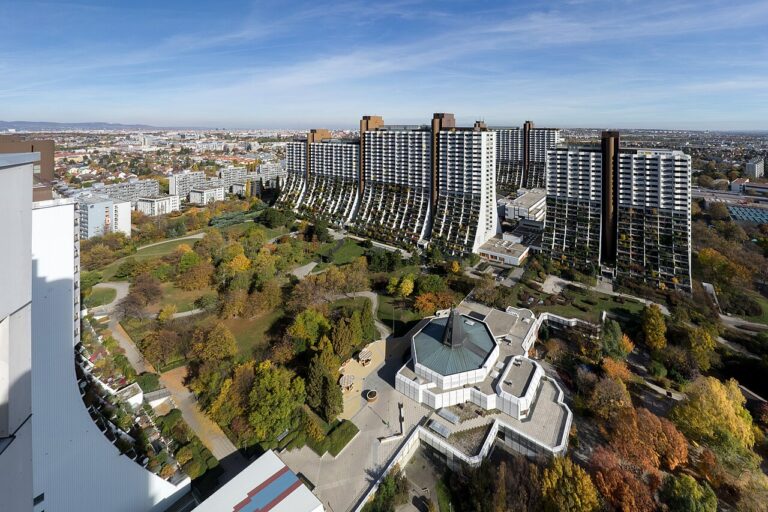 Wohnpark Alterlaa Dachblick von Block C1
